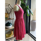 Side View Of Pink Sleeveless Dress