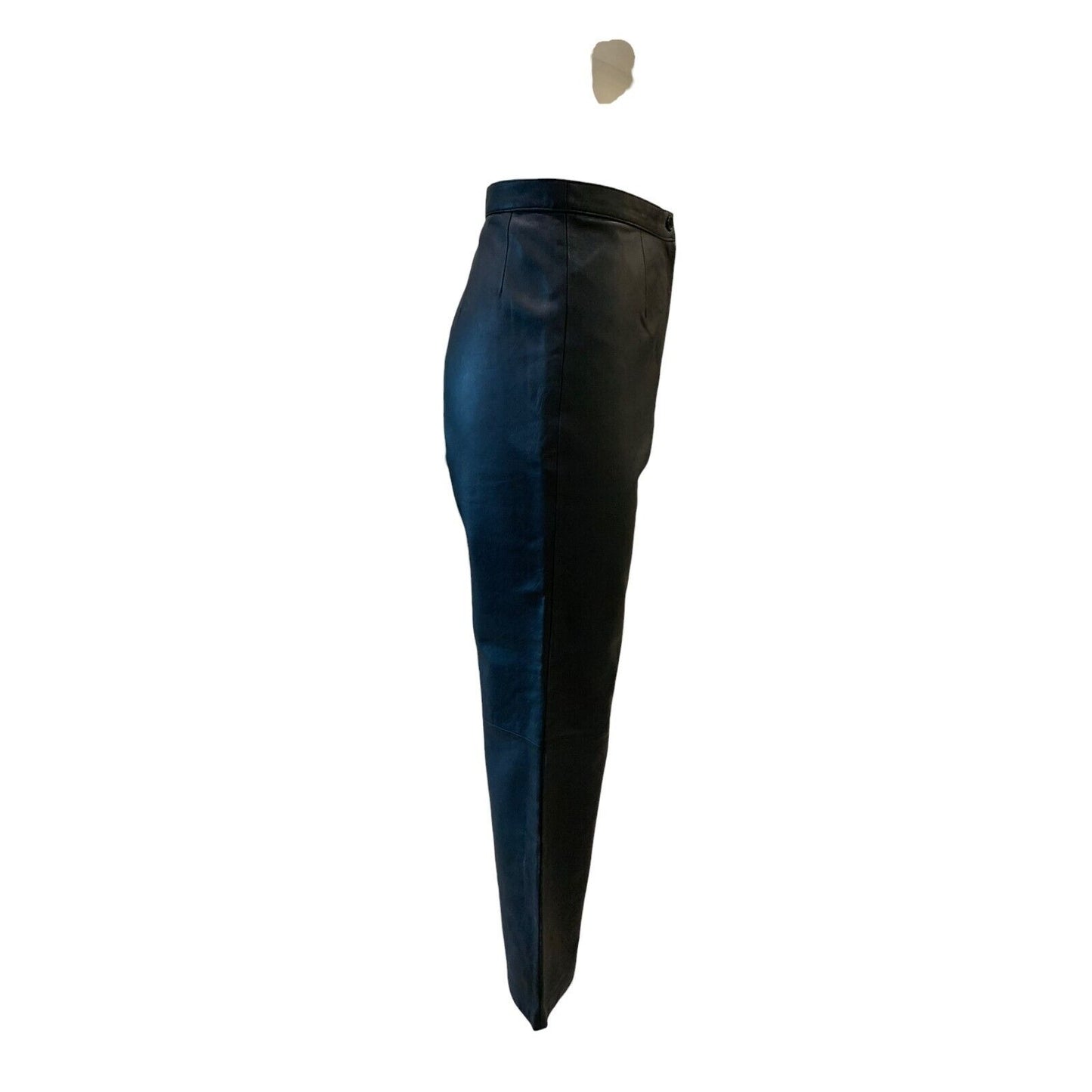 Side View Of Women's Leather Pant