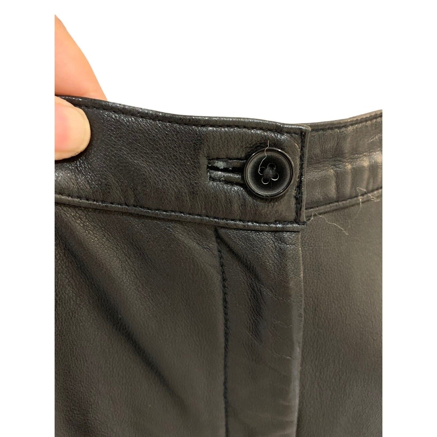 Closeup Of Pant Button
