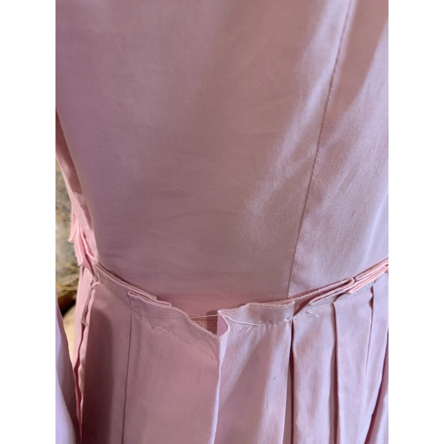 Loose Stitching Of Flare Pleated Dress