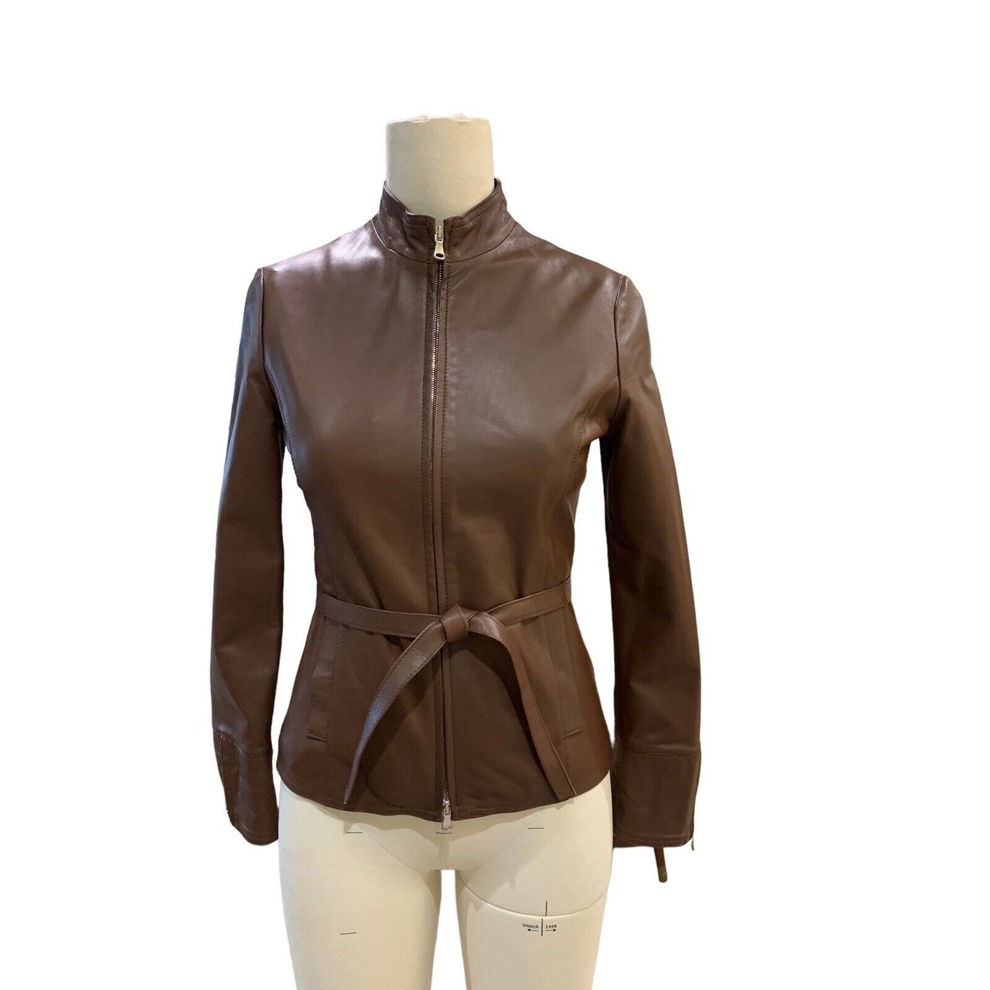 Brown Women’s Nappa Leather Jacket