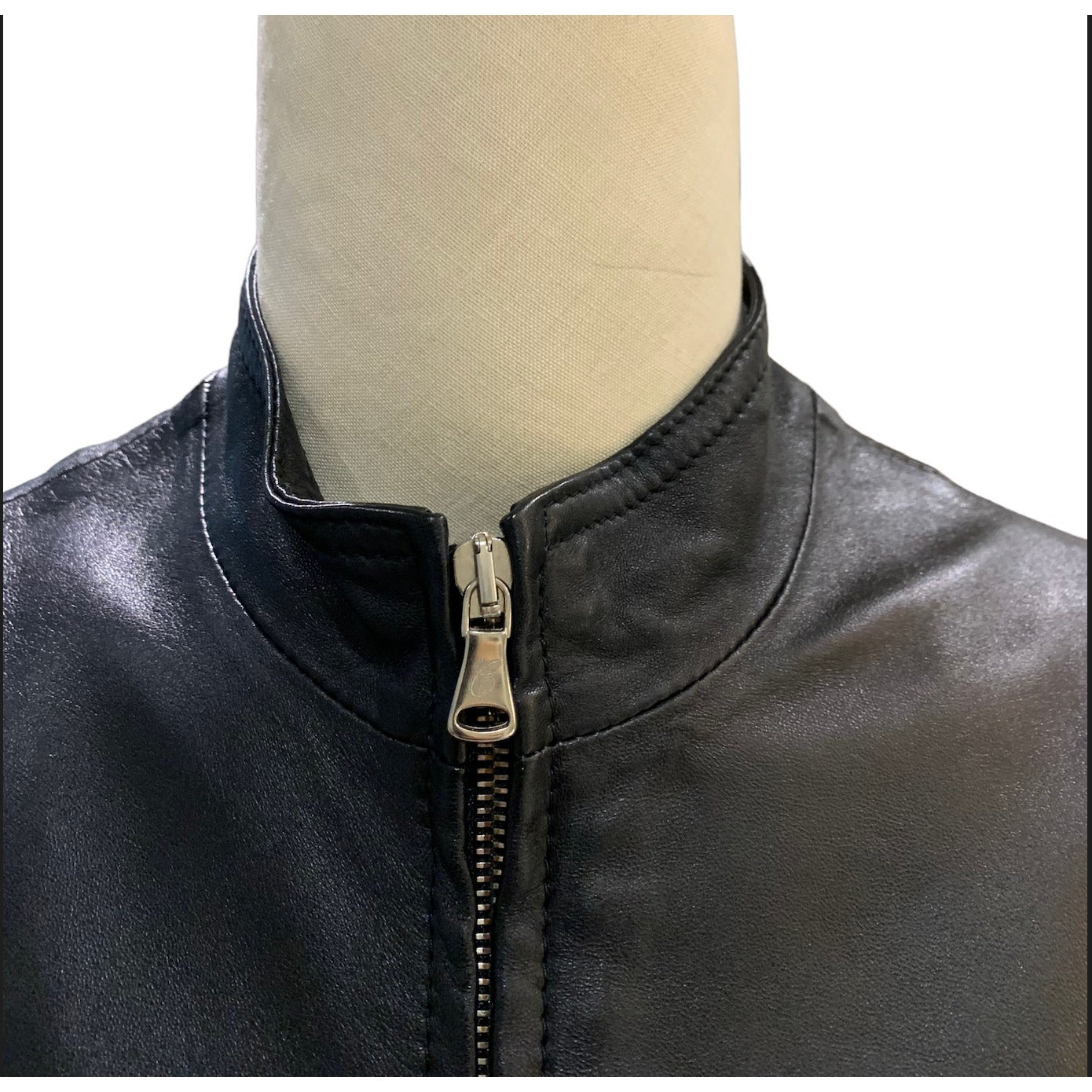 Closeup Of Collar And Zipper