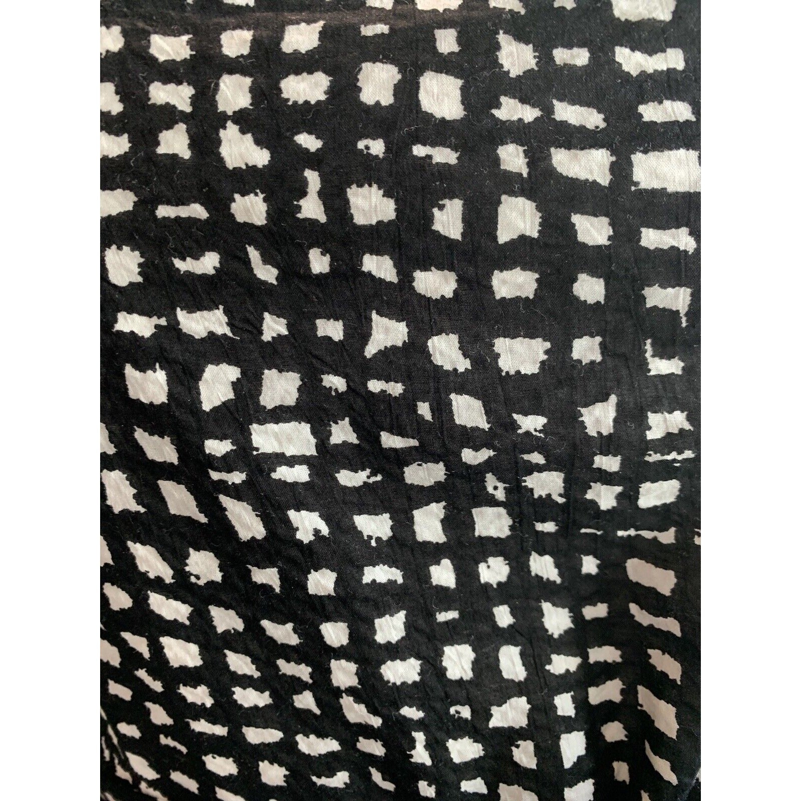 Closeup Of Black And White Print