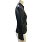 Side View Of Women's Nappa Leather Jacket