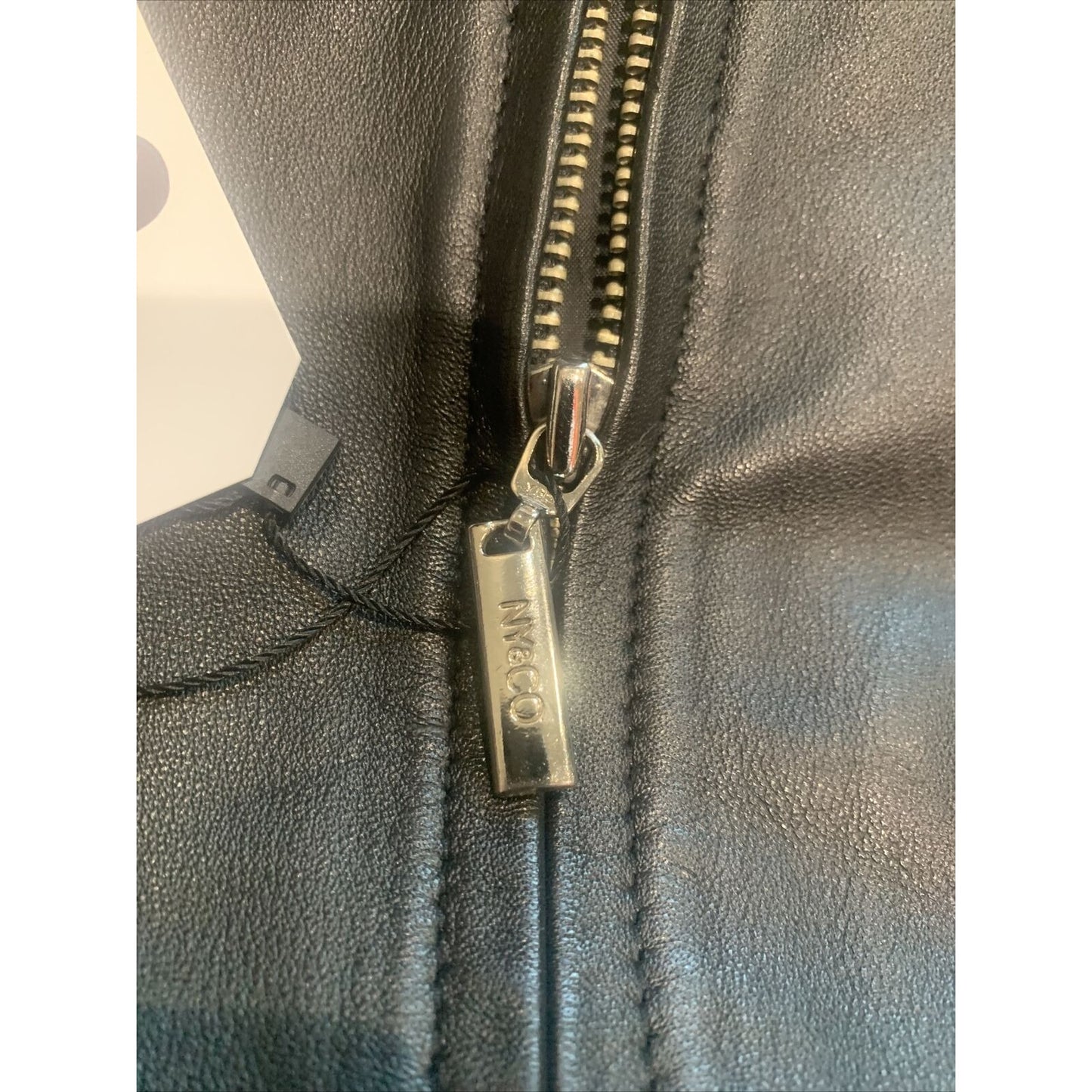 Closeup Of Jacket Zipper