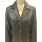 Front View Of Women's Leather Jacket