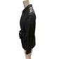 Side View Of Women's Leather Jacket With Zip Out Lining