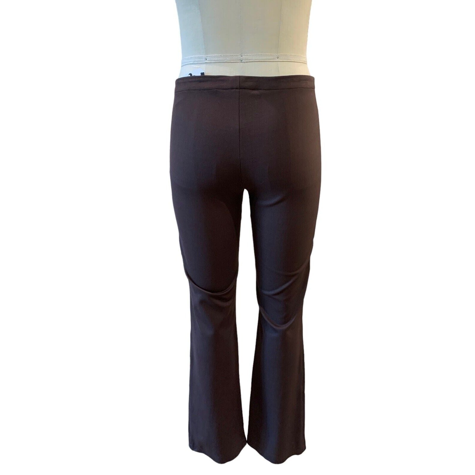 Back Of Women's Leather And Knit Pant
