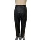 Back Of Women's Leather High Waist Pant