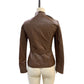 Back Of Brown Women’s Nappa Leather Jacket