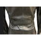 Closeup Of Back Of Black Women's Nappa Leather Jacket