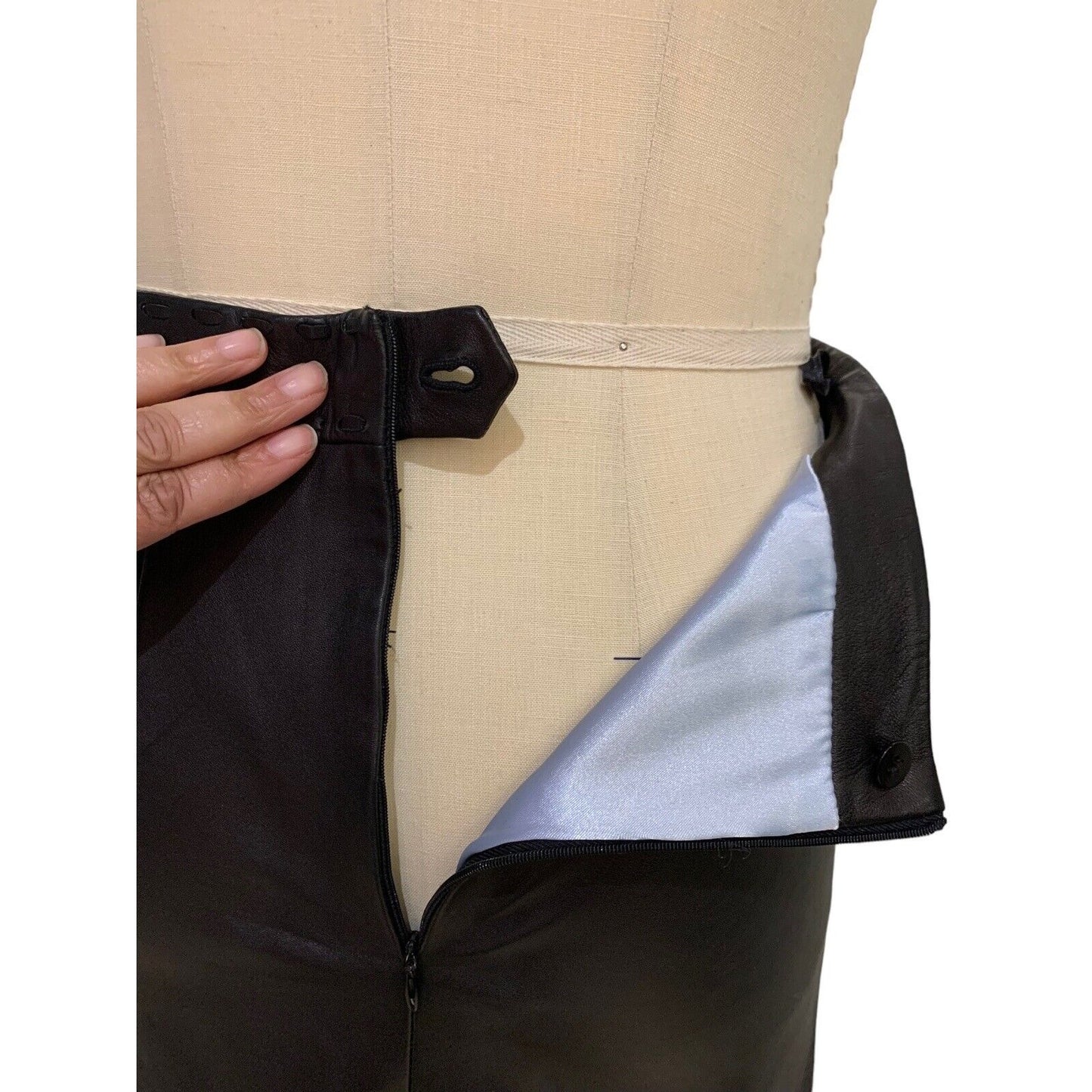 Closeup Of Skirt Zipper