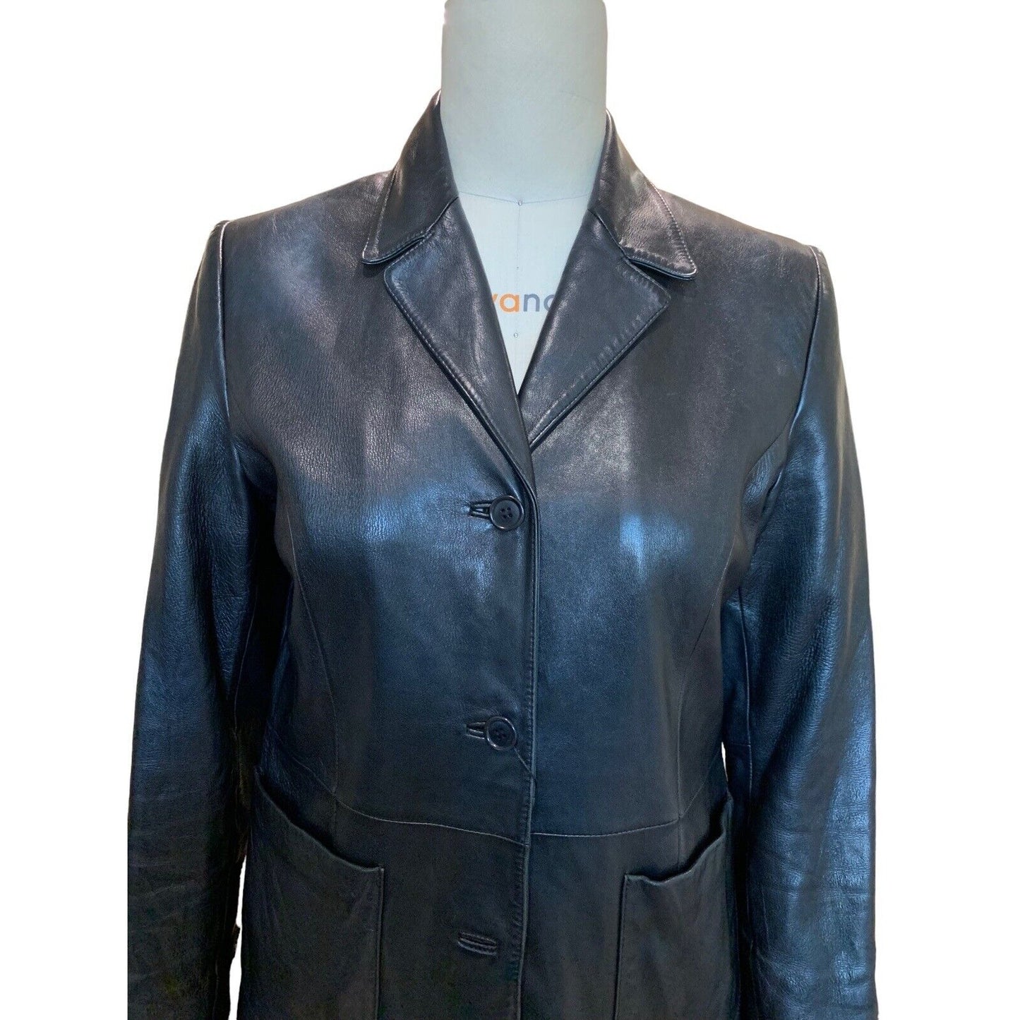 Front Of Women's Leather Blazer