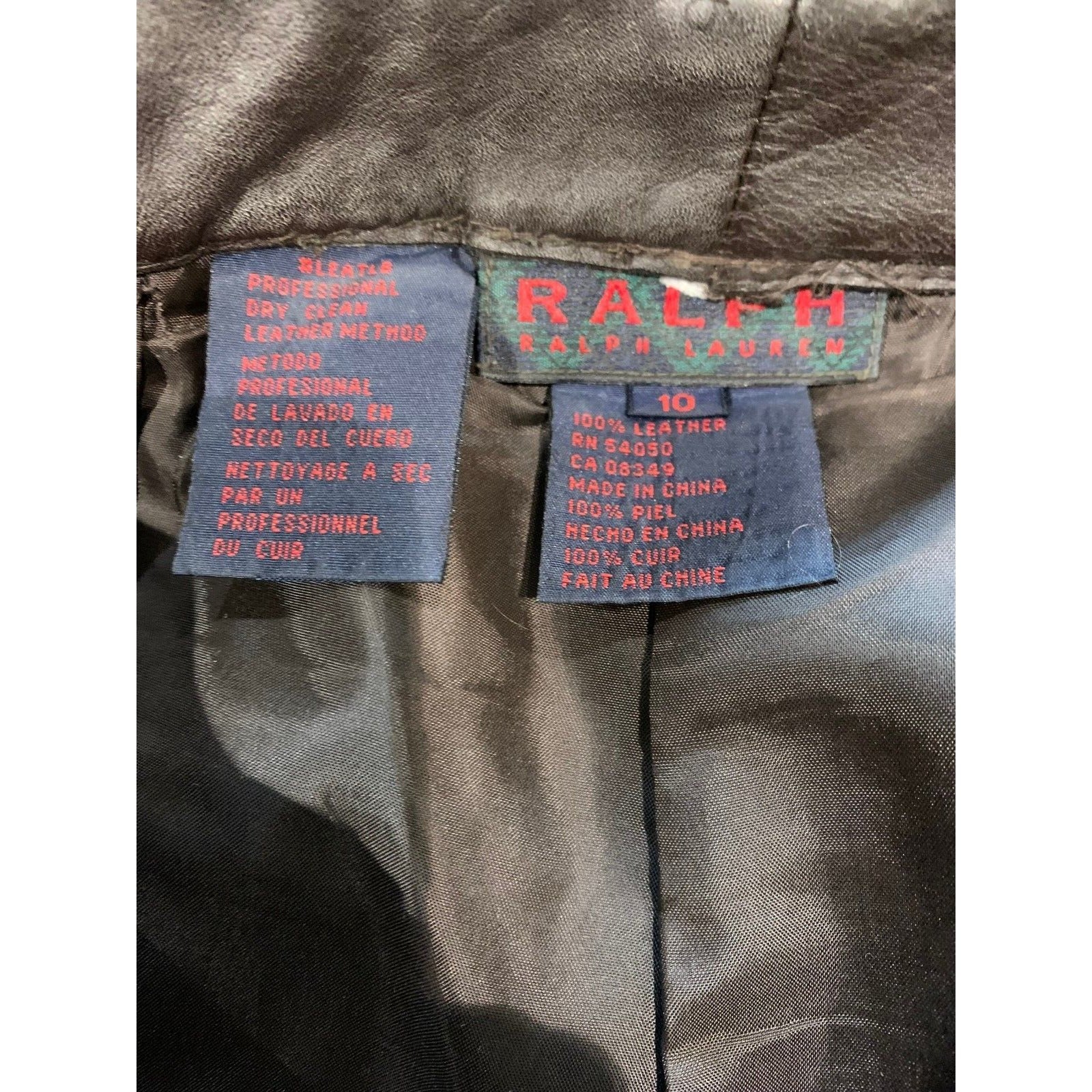 Brand Label, Fabric Info Tag And Care Instructions