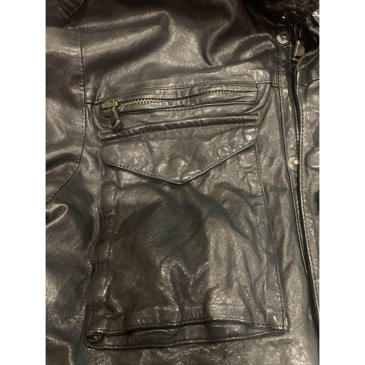 Closeup Of Jacket Pockets