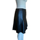 Side View Of Women's Leather Skirt