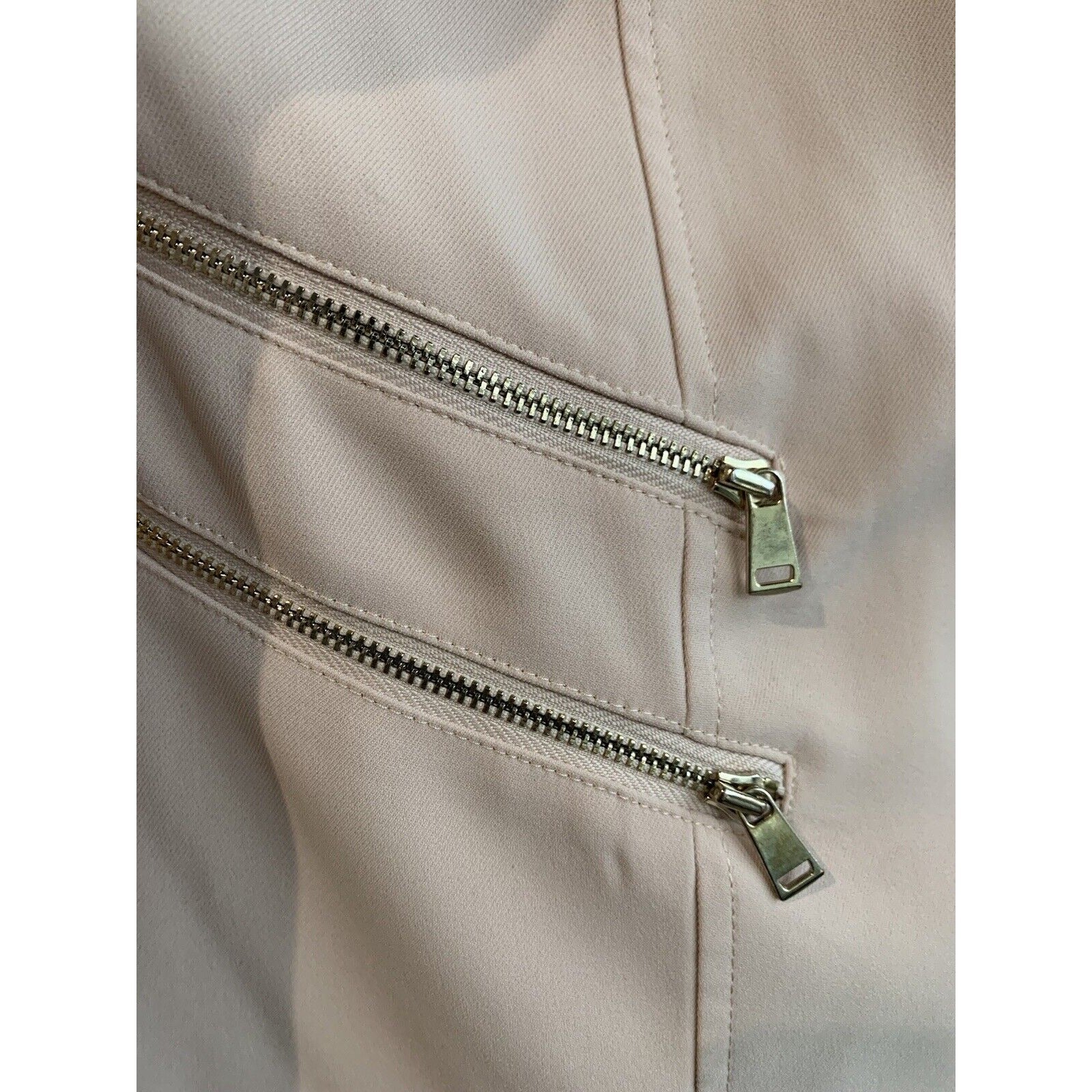 Closeup Of Zippers
