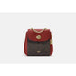 NWT COACH Convertible Mini Backpack In Signature Canvas & Leather