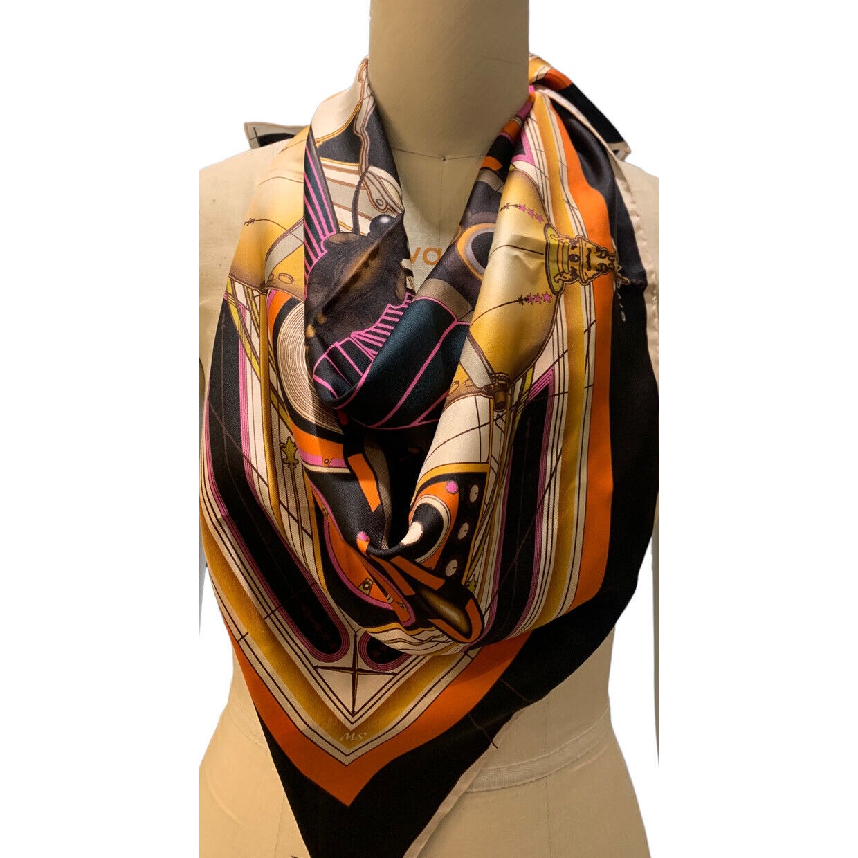 Givenchy Silk Butterfly-Printed Scarf