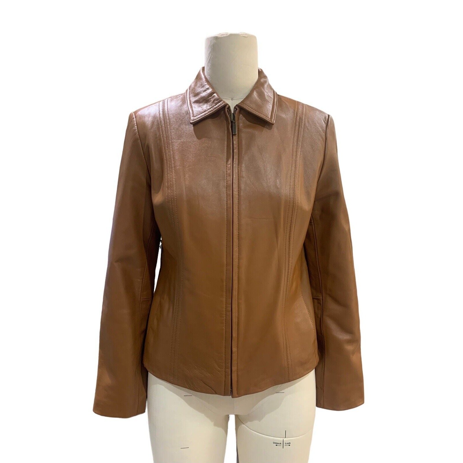 Front Of Women's Leather Jacket