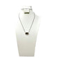 Mosaic Silver-Tone Pendant and Necklace from Avon