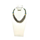 Multi Strand Multi Colored Seedbead and Large Beaded Necklace