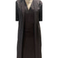 Hermes Women's Cashmere Short Sleeve "Coat" Dress with Belt