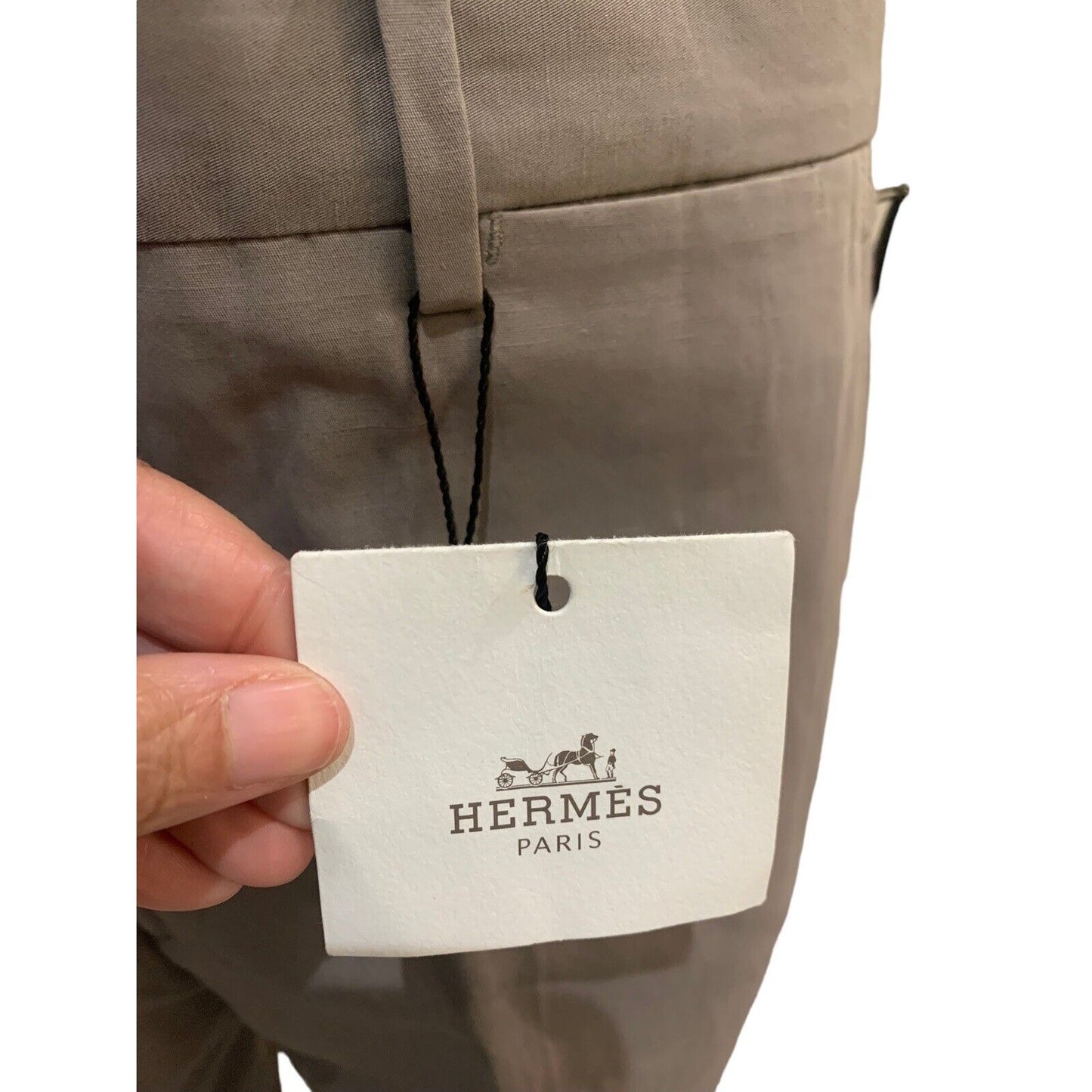 Hermes Men's Cotton Linen Trouser