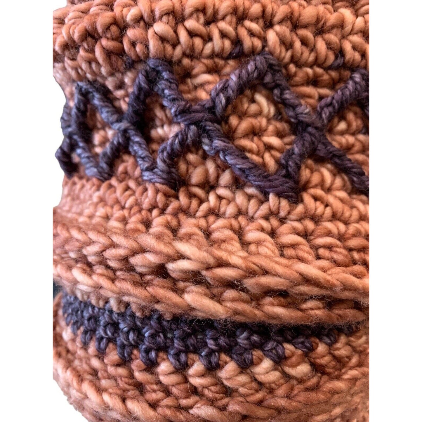 Yarn Gone Wild-Yarn Craft Crochet Hat-Diamonds Dots & Stripes Collection