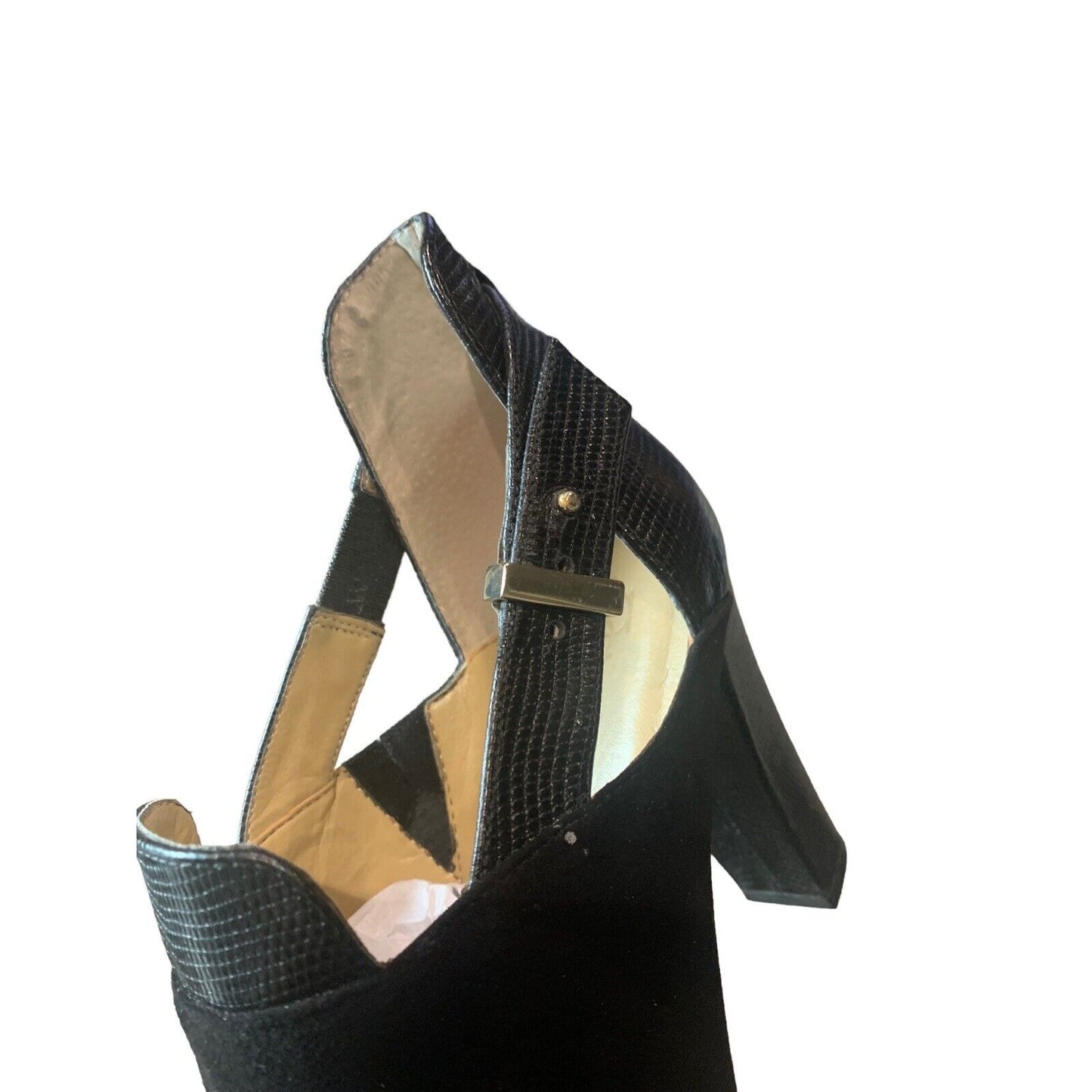 closeup of shoe straps