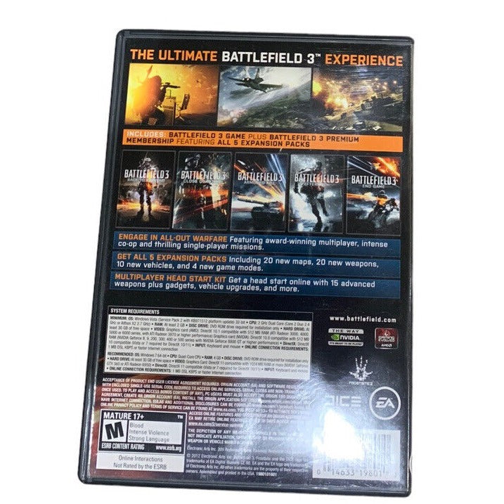 Back Of DVD Game Cover