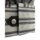 Hermes Men's Striped Cotton Collard Button Shirt With Leather Tab Cuff