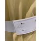 Hermes Leather Belted Asymmetrical Short Dress