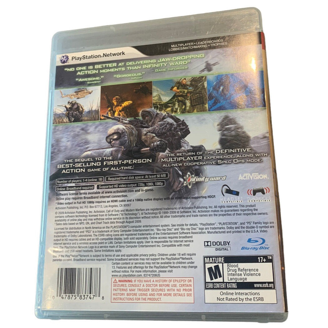 Rear Cover Of Game Disc Case