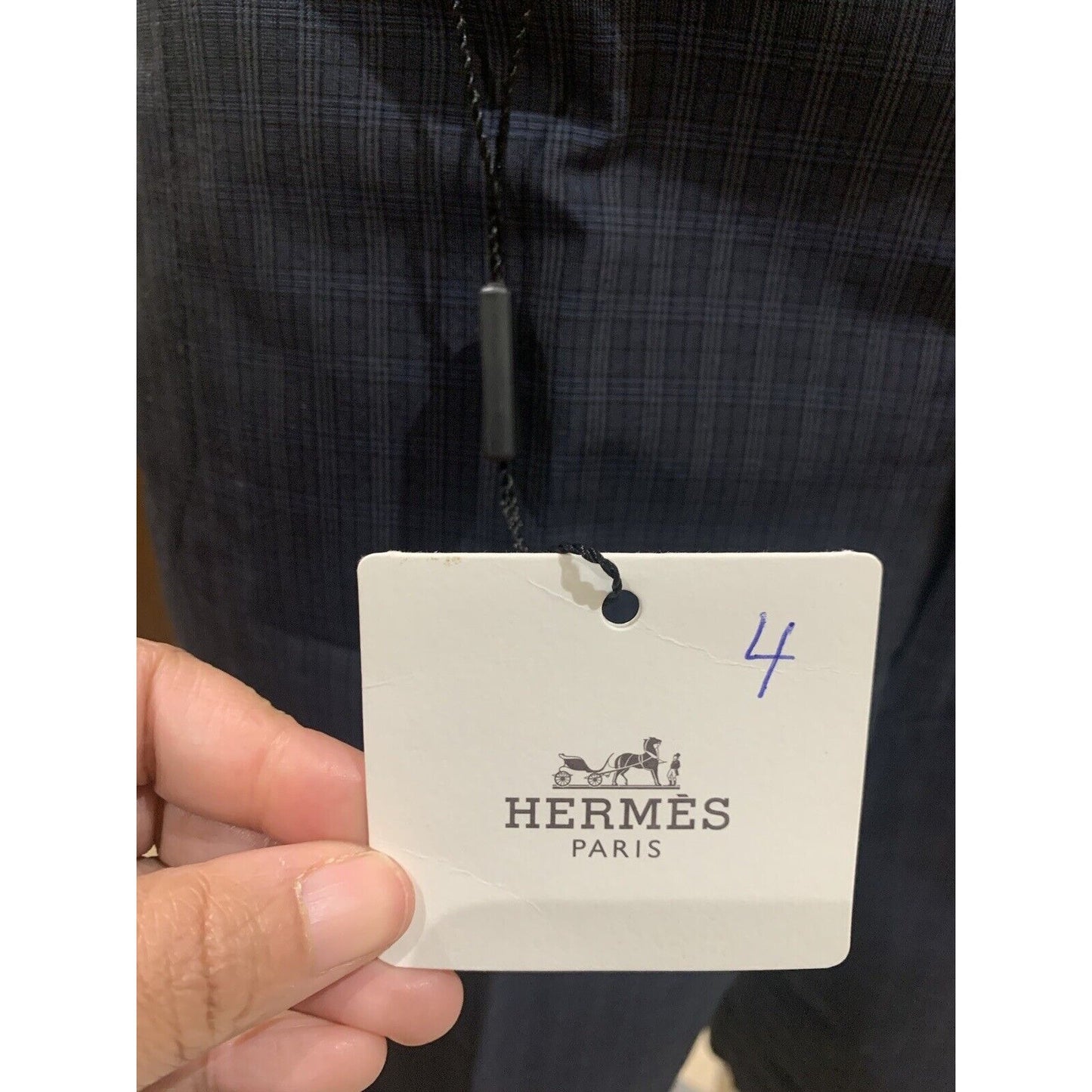 Hermes Men's Plaid Boston Cargo Short