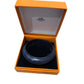 Navy Blue Leather Bangle In Accessory Box