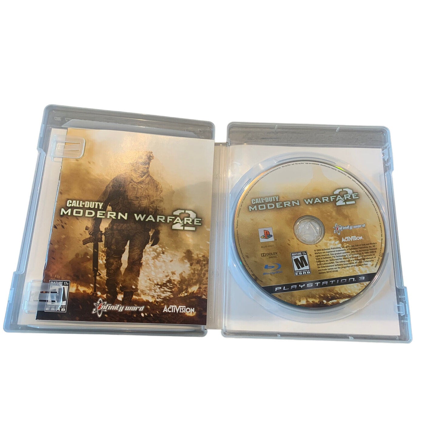 Game Disc And Sleeve Displayed In Opened Case