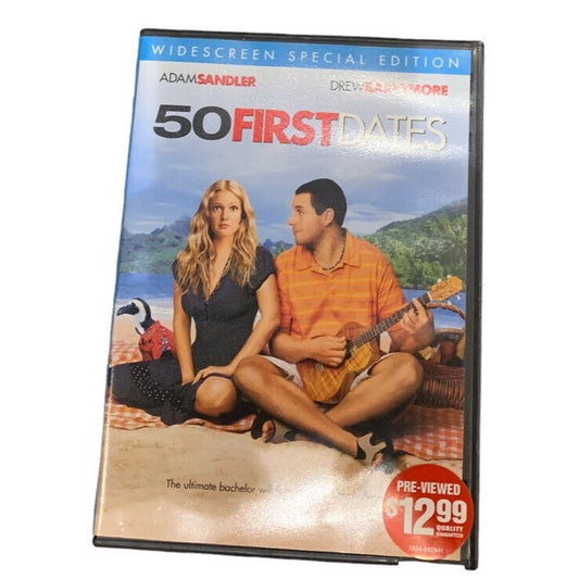front of dvd cover with a man holding a guitar and looking at a woman