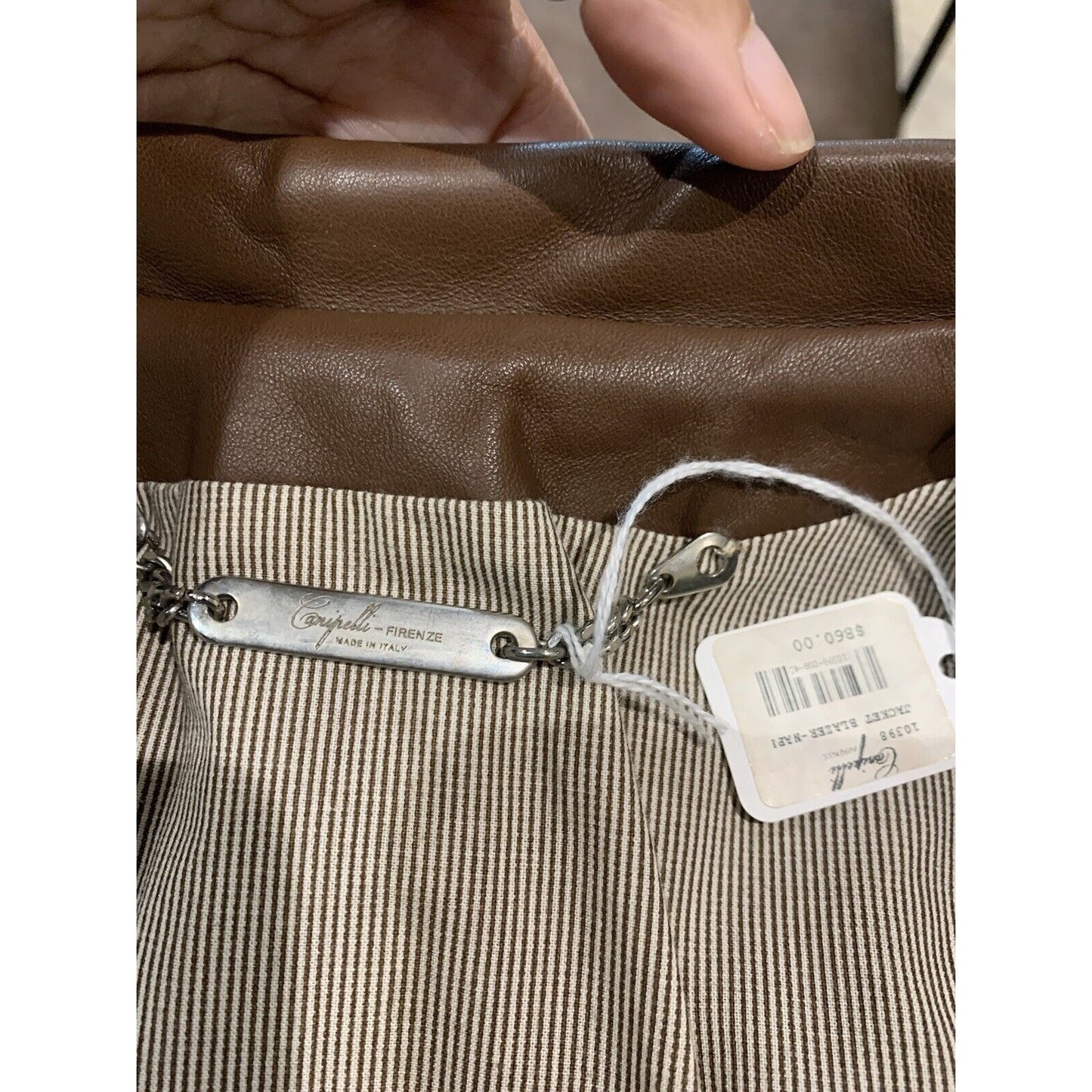 Canipelle Women’s Nappa Leather Blazer Jacket