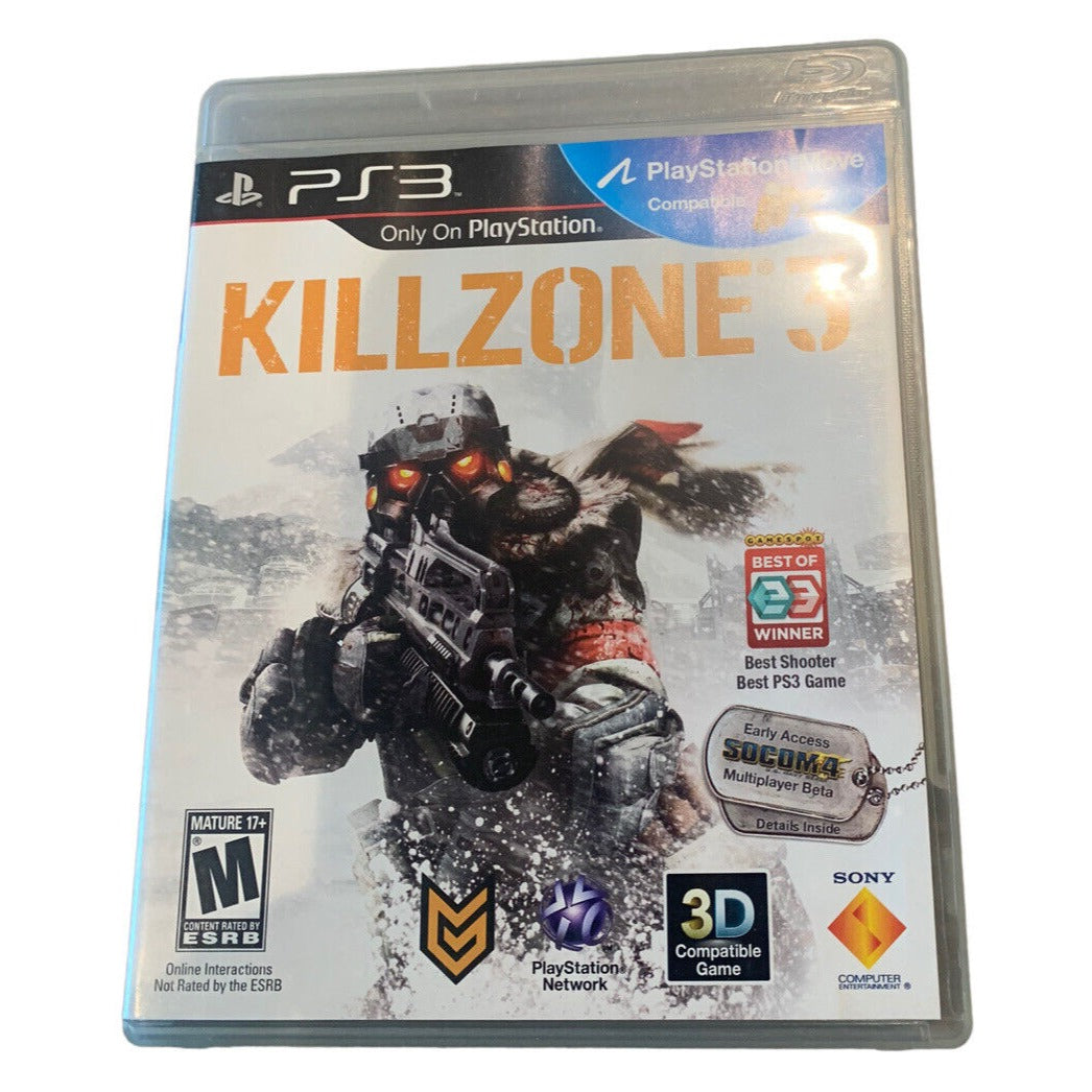 front of game cover with game title and image of a robot pointing a machine gun