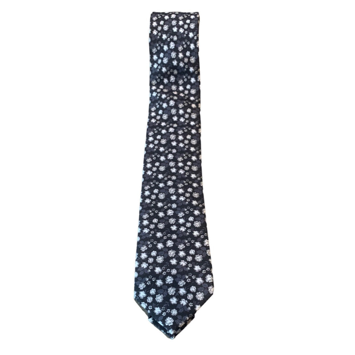 Men's Skinny Tie With Floral Print