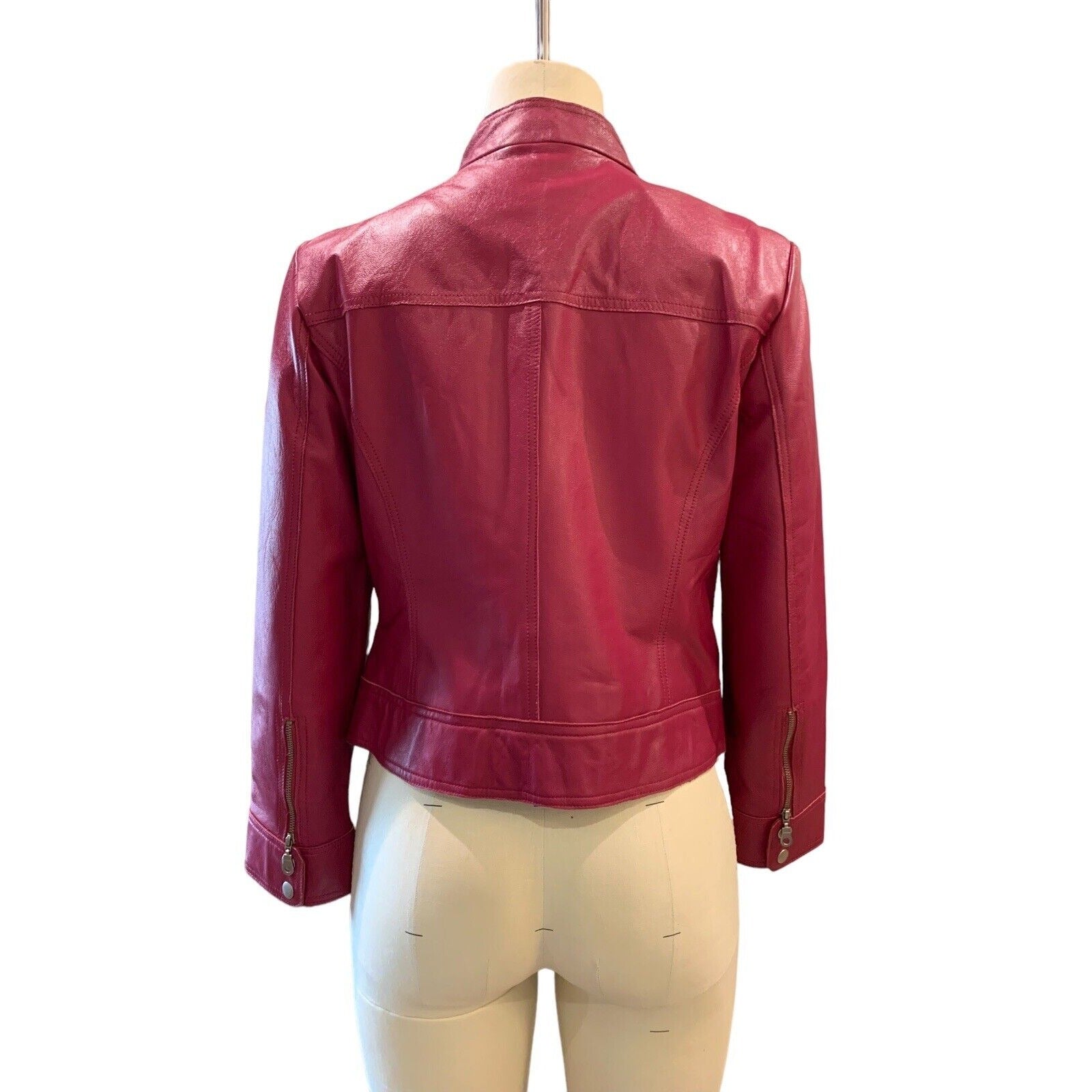 Back Of Women's Leather Jacket
