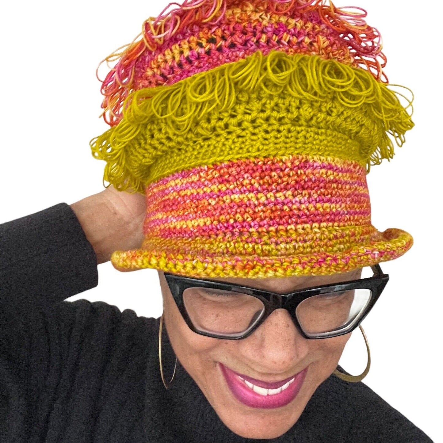 Yarn Gone Wild-Yarn Craft Crochet Hat From The Halos And Such Collection