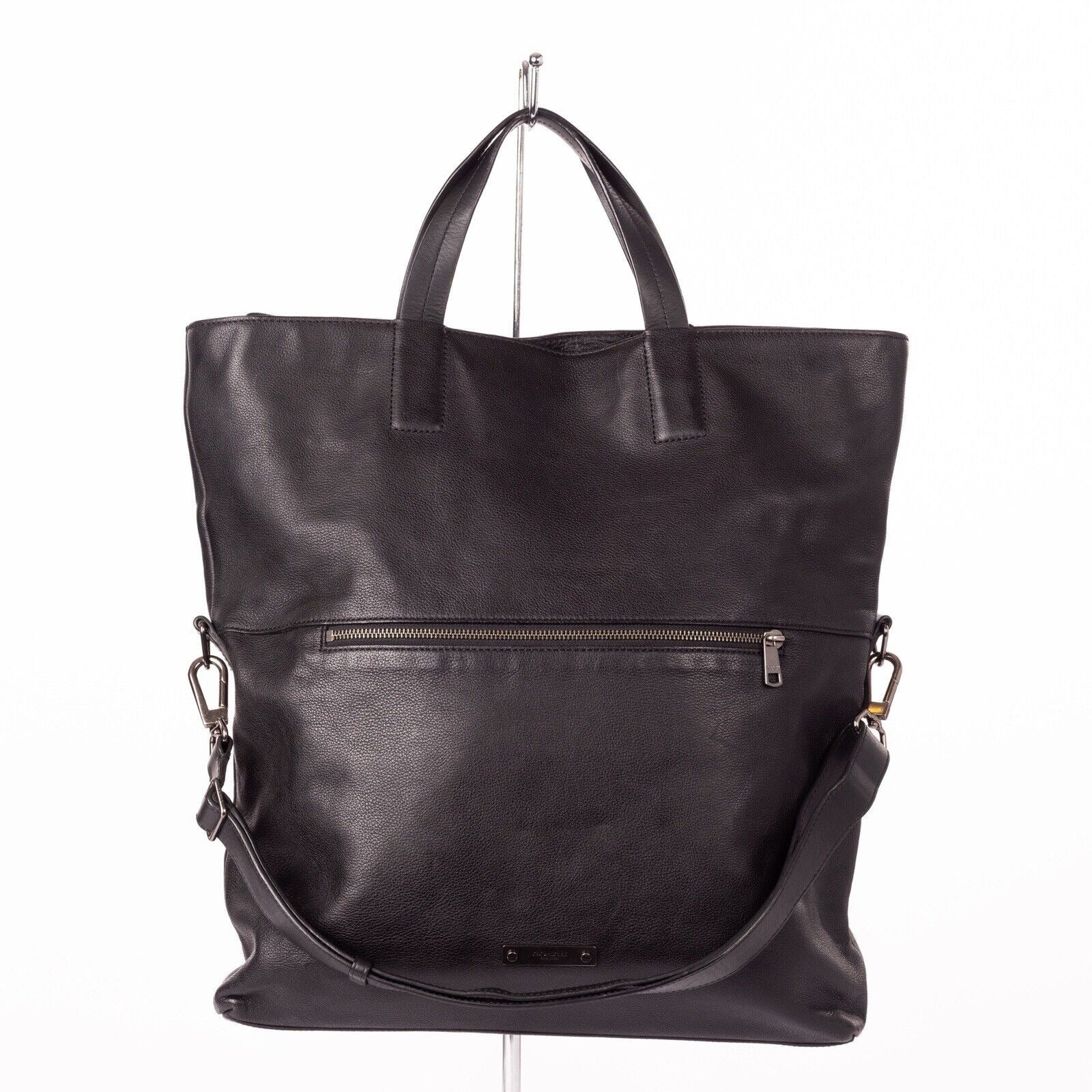 Leather Convertible Messenger Bag