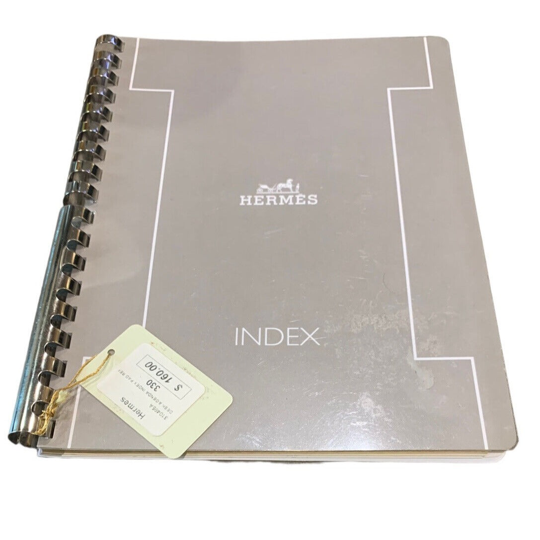 Index Book And Price Tag