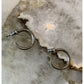 Silver-Tone Half Hoop Miniature Earrings