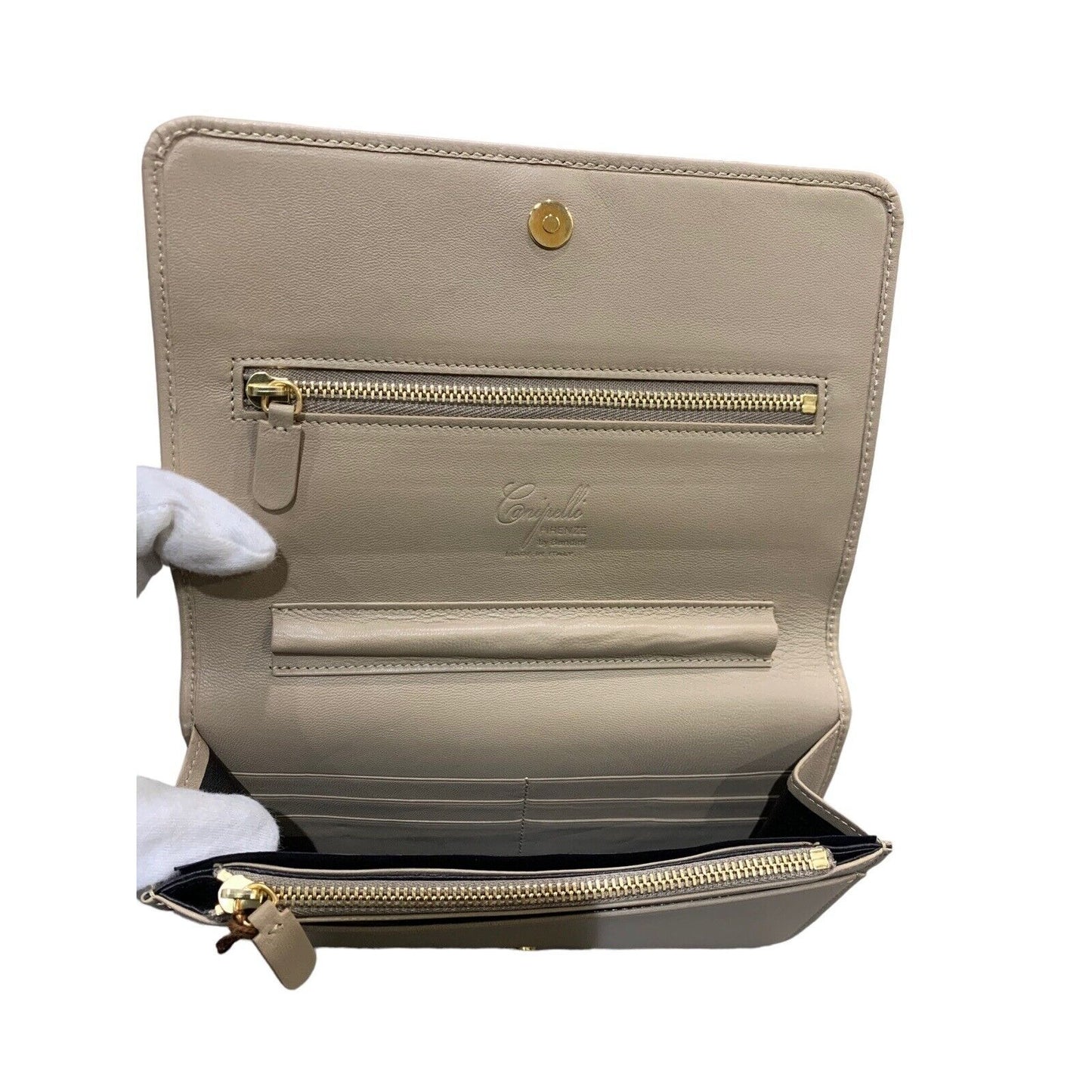 Canipelli Firenze Nappa Leather Juliet Shoulder Bag