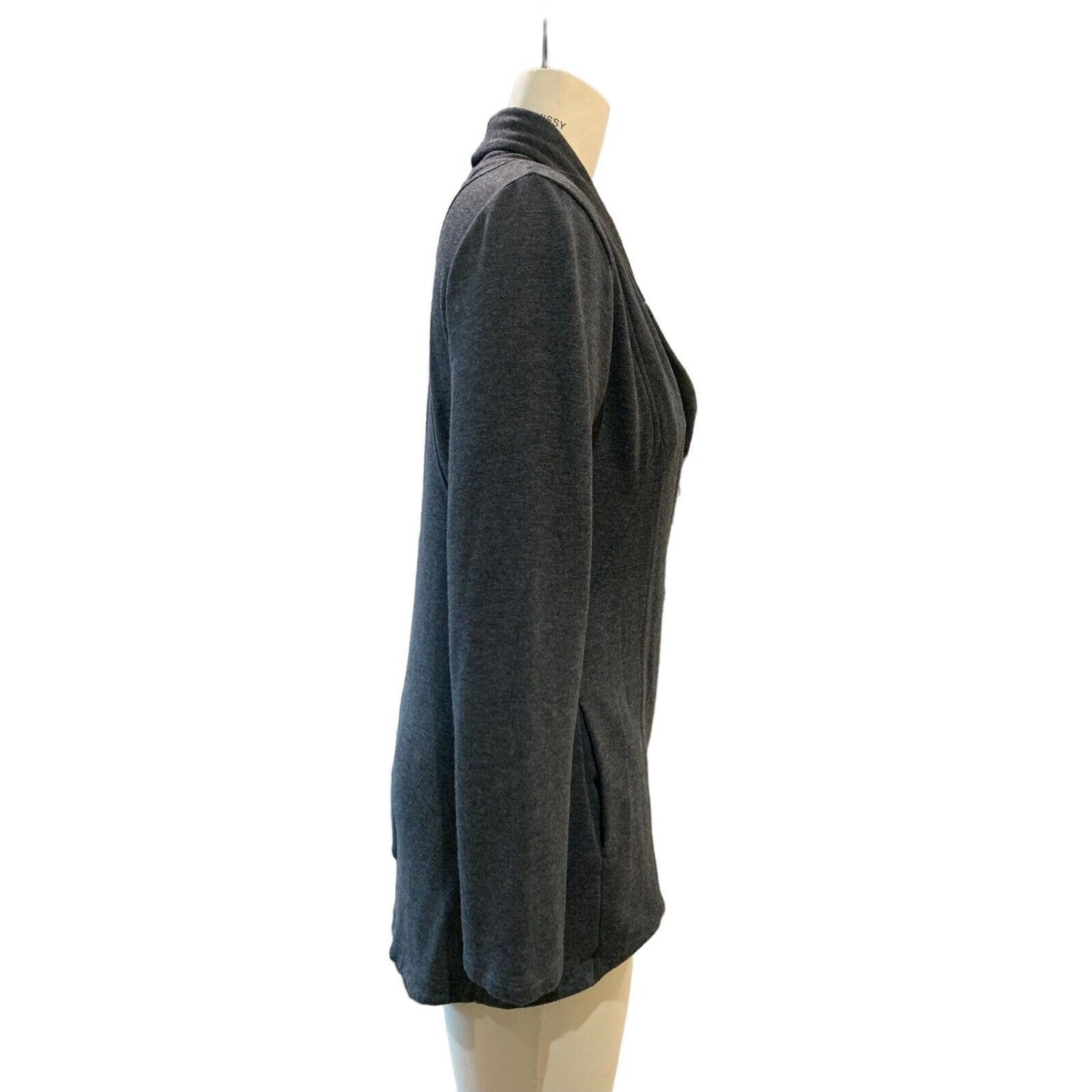 H by Bordeaux Women’s Knit Surplice Zip Front Jacket