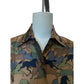 Hermes Women's Button Front Shirt with Camouflage Horse Print