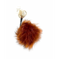 Canipelli Firenze Real Fur PomPom Key Chain or Bag Charms